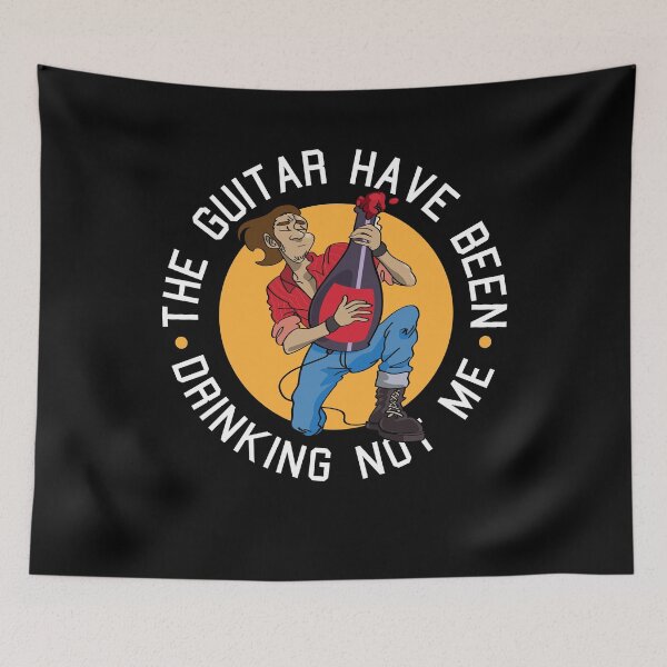 Item preview, Funny Rock Music Guitarst Guitar Lover Motive with Quote  designed and sold by Rzelemenz.