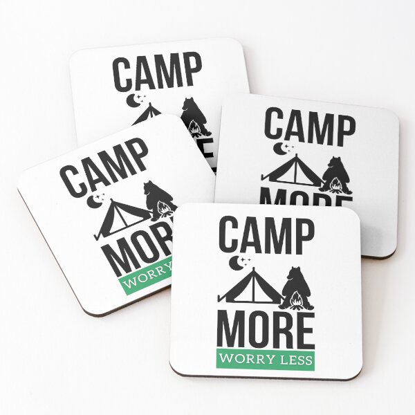 Item preview, Camp More Worry Less, Lets Go Camping, Hike More Worry Less  designed and sold by Airmilly Store.