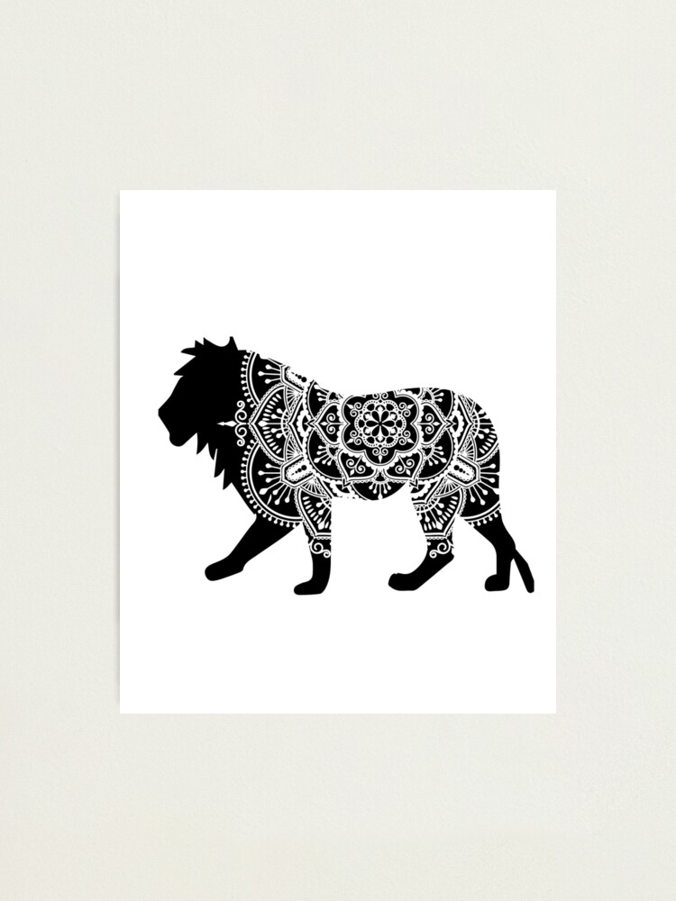 tiger animal mandala sticker tiger animal mandala sticker