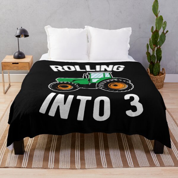Item preview, Rolling Into 3 - Children 3rd birthday Tractor designed and sold by onicon.