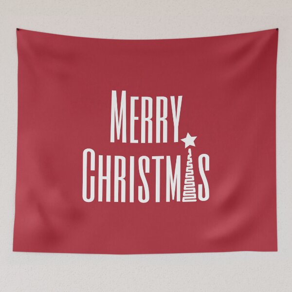 Item preview, Merry Christmas typography designed and sold by kallyfactory.