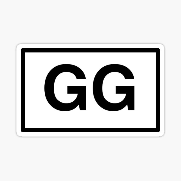 GG Sticker