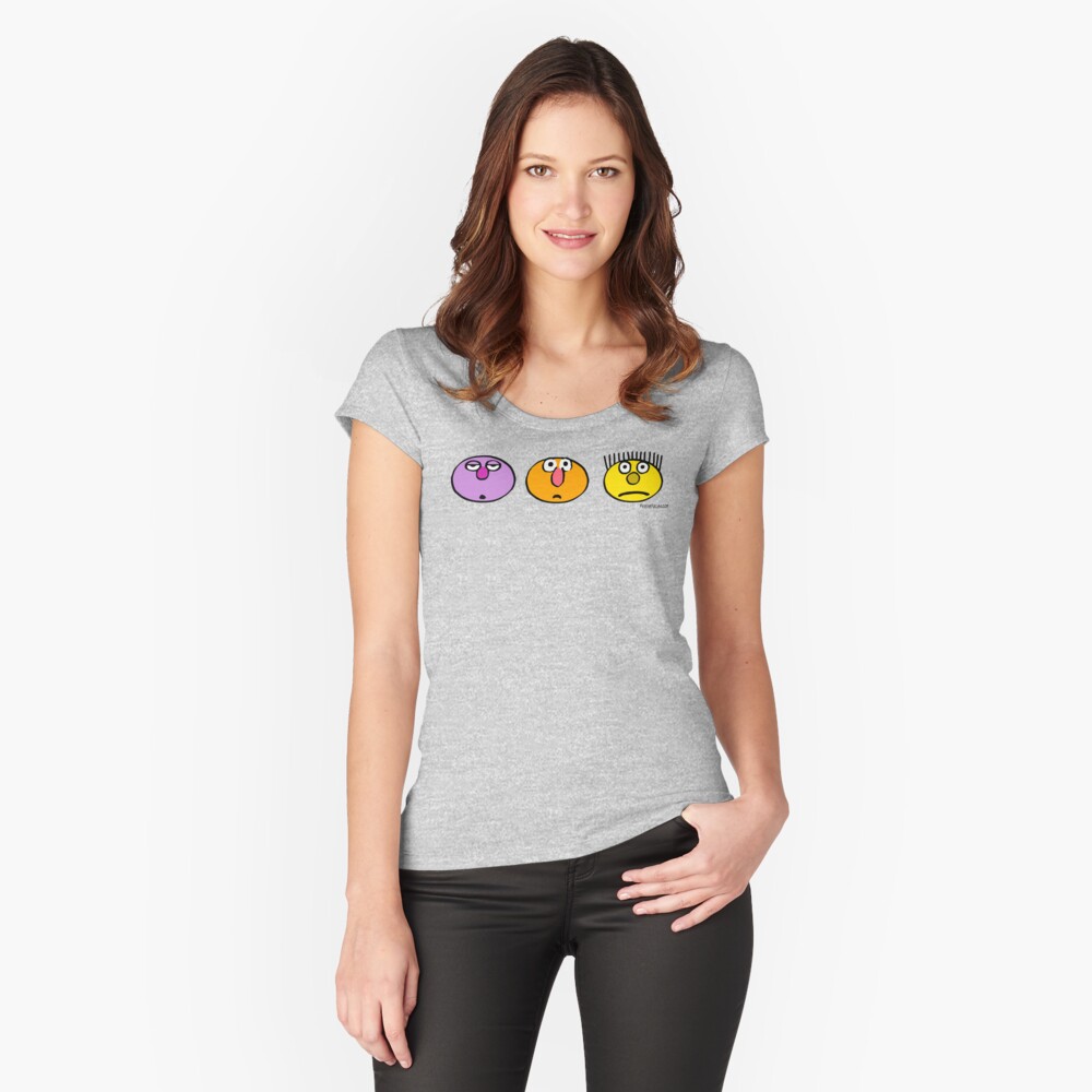Item preview, Fitted Scoop T-Shirt designed and sold by FeelieFaces.