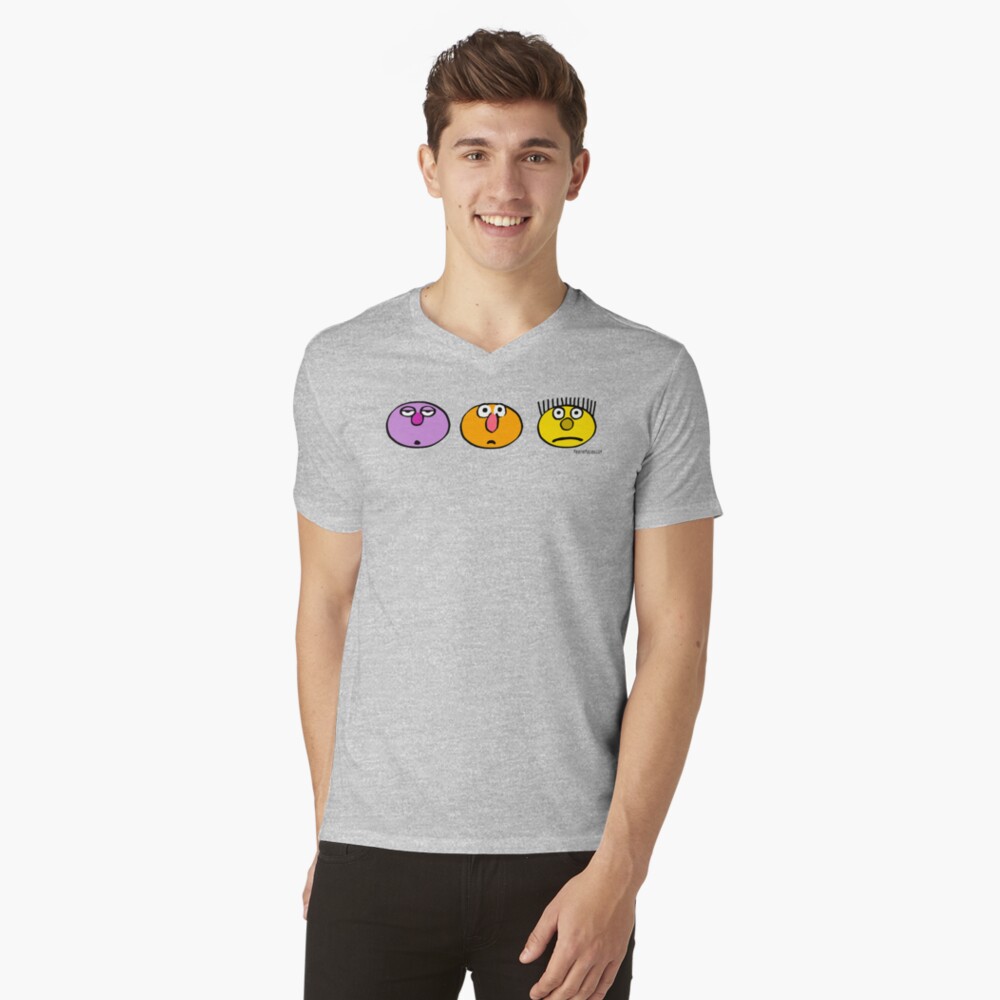Item preview, V-Neck T-Shirt designed and sold by FeelieFaces.