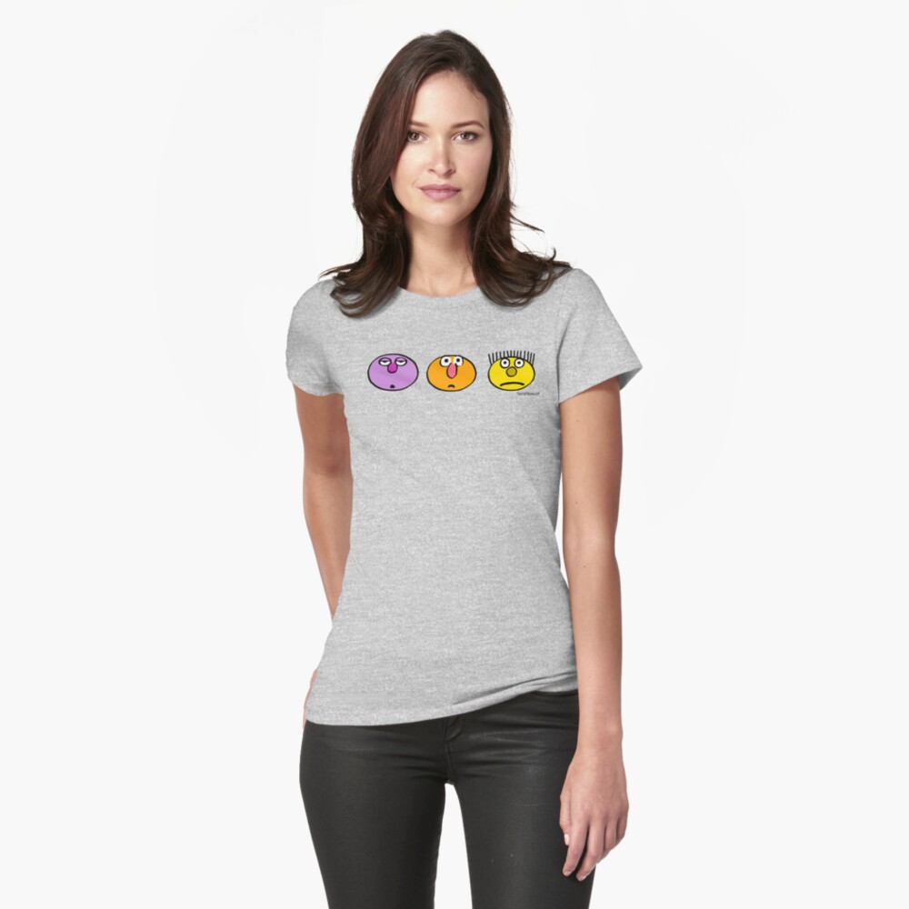 Item preview, Fitted T-Shirt designed and sold by FeelieFaces.