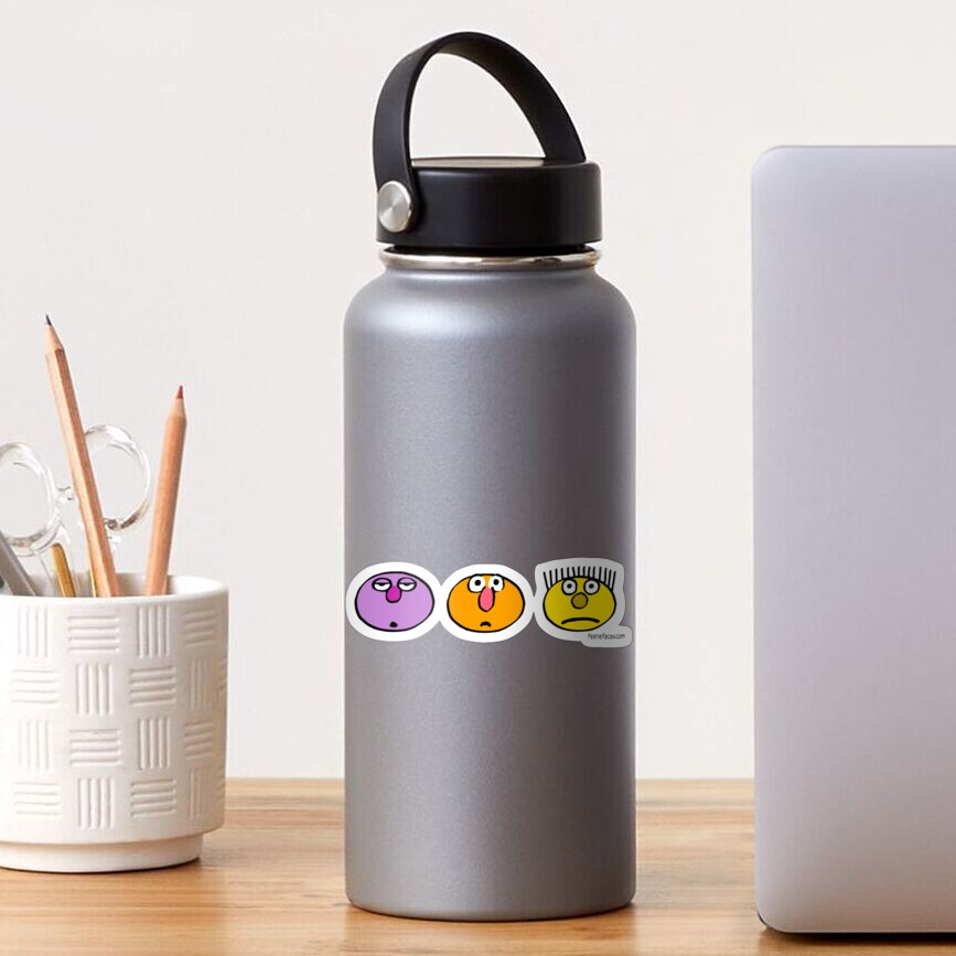 Item preview, Sticker designed and sold by FeelieFaces.