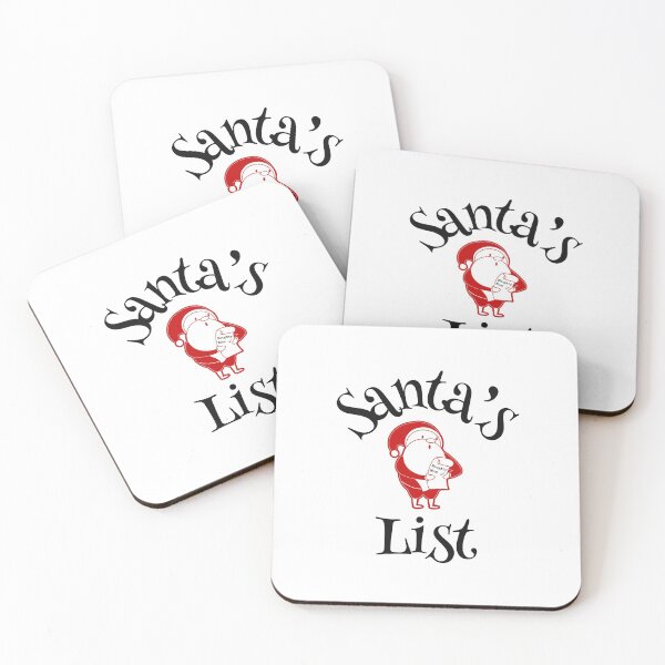 Item preview, Santa's List, Merry Christmas Yall designed and sold by SportyDogShop.