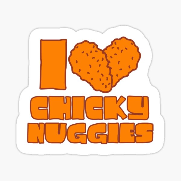 Aperçu de l'œuvre J'aime les Chickies Nuggies créée et vendue par Kupiart Design.
