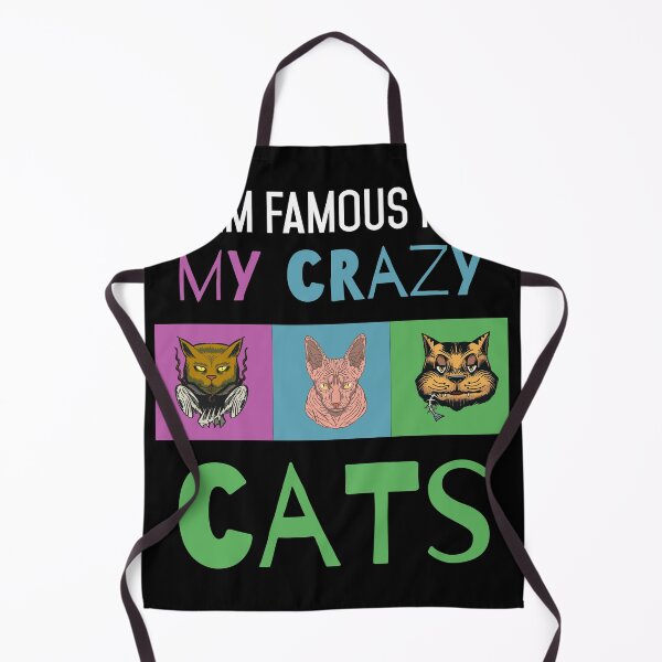 Item preview, Funny Cat Quote Apparel Cats Lover and Crazys Cat Design designed and sold by Rzelemenz.