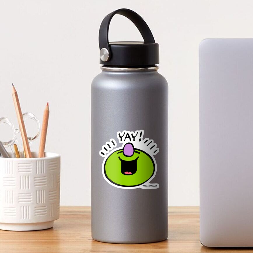 Item preview, Sticker designed and sold by FeelieFaces.