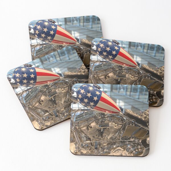 Item preview, Classic USA Easy Rider Chopper Motorcycle Pop art designed and sold by LordSwanky.