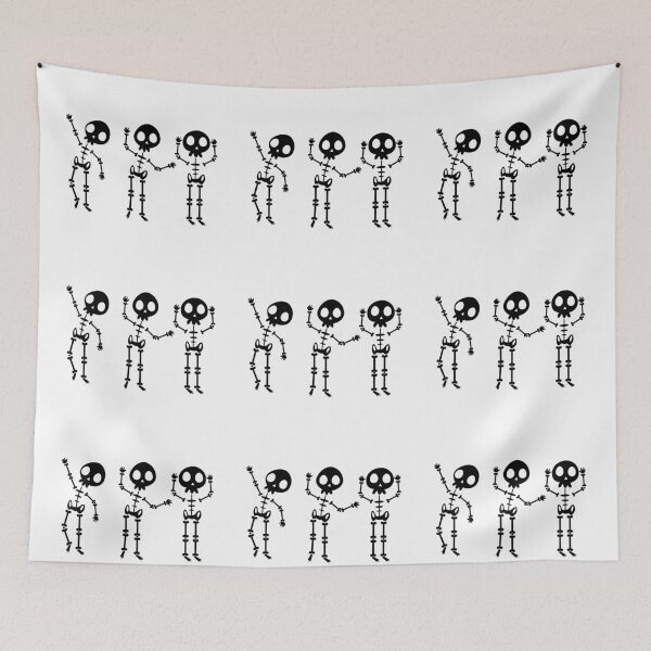 Item preview, Minimalist Art Of Black Skeletons. designed and sold by HybridoStore.
