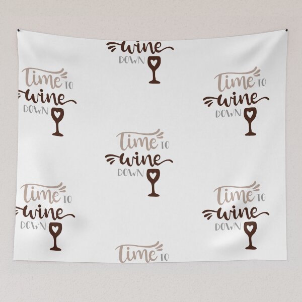 Item preview, Time To Wine Down designed and sold by SportyDogShop.