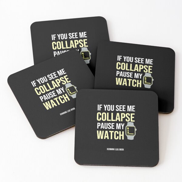 Item preview, If You See Me Collapse Pause My Watch Funny Running Log Book Gift Ideas for Runner Lover Men and Women designed and sold by Raminovitch.