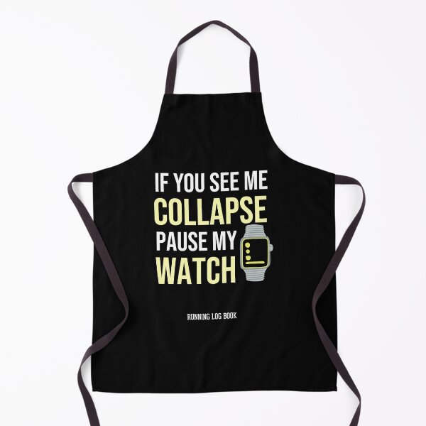 Item preview, If You See Me Collapse Pause My Watch Funny Running Log Book Gift Ideas for Runner Lover Men and Women designed and sold by Raminovitch.