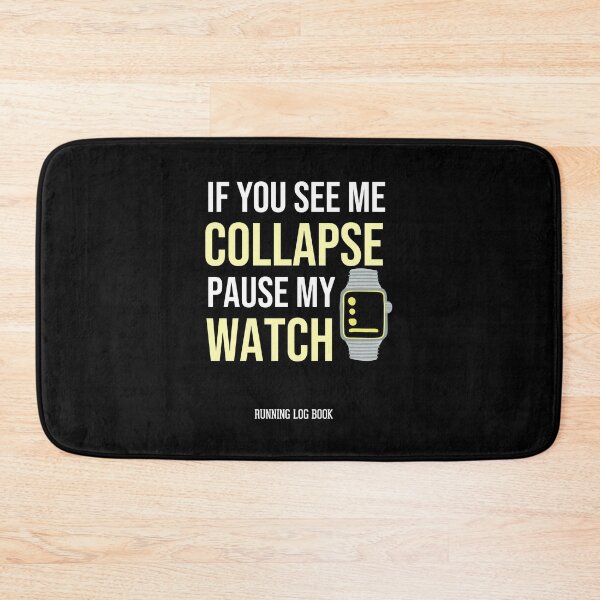 Item preview, If You See Me Collapse Pause My Watch Funny Running Log Book Gift Ideas for Runner Lover Men and Women designed and sold by Raminovitch.