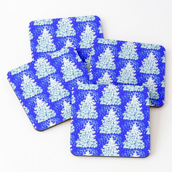 Item preview, Snowy Christmas tree with shining stars  designed and sold by Travis  Olson.