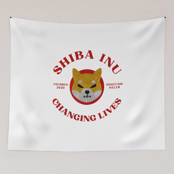 Item preview, Wethered Shiba Inu Changing Lives Crypto Design designed and sold by Funny-Tees4U.