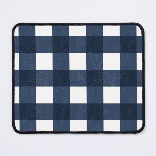 Item preview, Buffalo Check Navy and White Checkered Pattern designed and sold by Zorana Stevanovic.