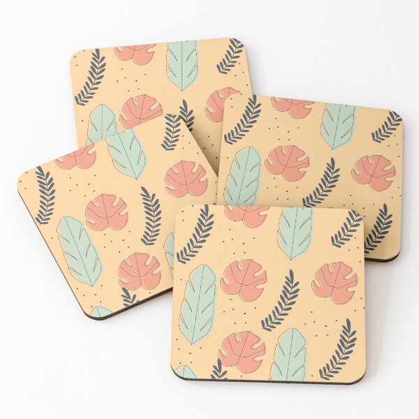 Item preview, tropical Leaf art pattern  designed and sold by cruzzcreation.