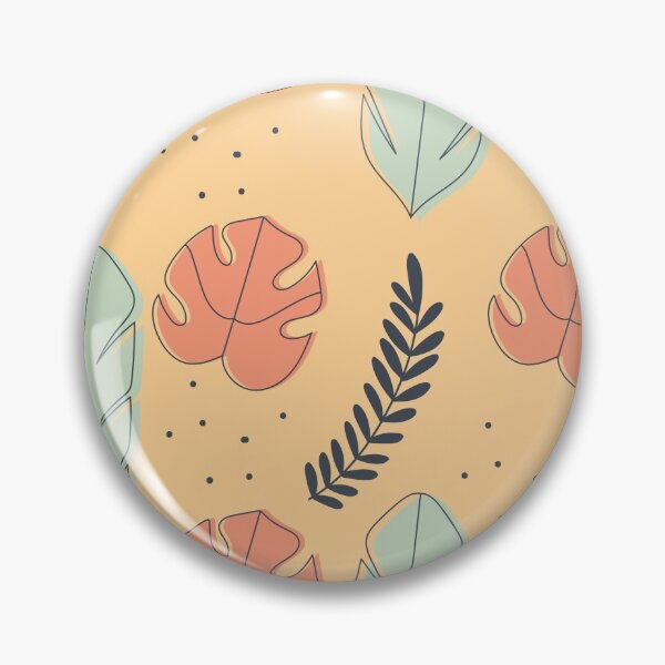Item preview, tropical Leaf art pattern  designed and sold by cruzzcreation.