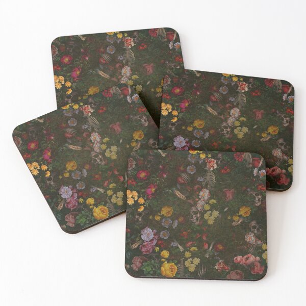 Item preview, Bones Garden - Digital Collage Pattern designed and sold by DoggoTankDesign.