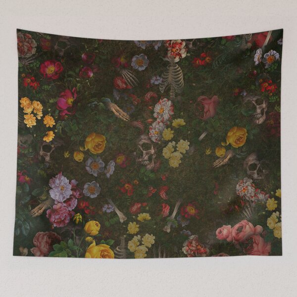 Item preview, Bones Garden - Digital Collage Pattern designed and sold by DoggoTankDesign.