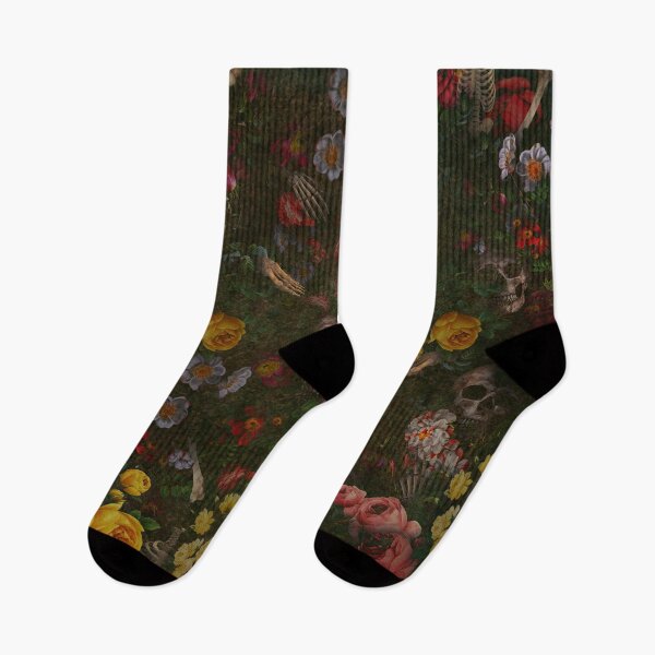 Item preview, Bones Garden - Digital Collage Pattern designed and sold by DoggoTankDesign.