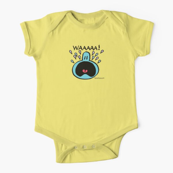 WAAAAA! Short Sleeve Baby One-Piece