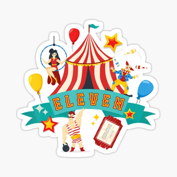 Item preview, 11 Year Old Circus Performers 11th Birthday Carnival Clown designed and sold by EvaDietrich.
