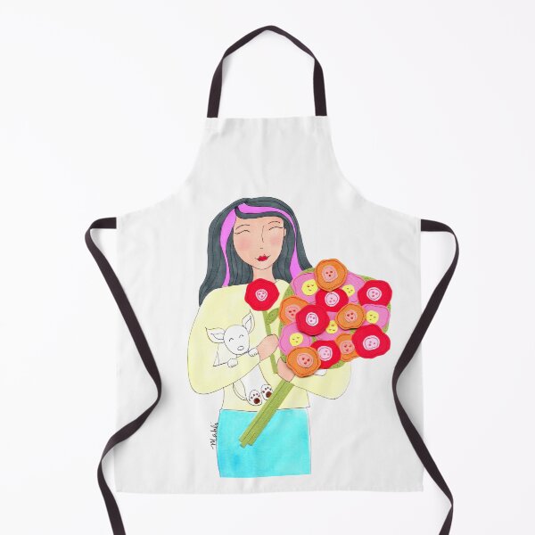 Item preview, Floral Bouquet with Eva & Mahli designed and sold by Mahli's  Artful Whimsy.