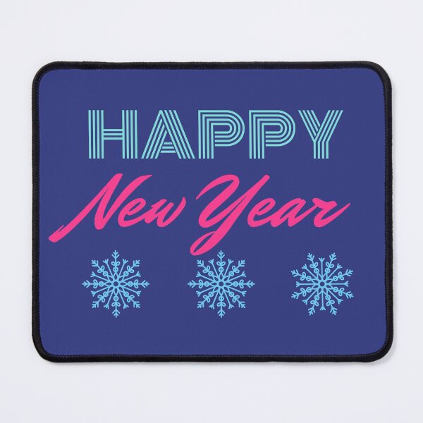 Item preview, Happy New Year Snowflakes Disco Colors designed and sold by trendingatees.