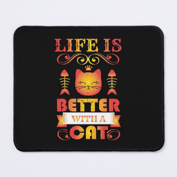 Item preview, Life is better with a Cat - And without a cat, life is not possible. designed and sold by Deylinashop.