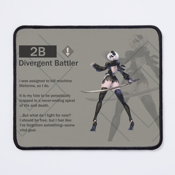 Item preview, 2B - Divergent Battler (Nier Reincarnation) designed and sold by VelvetZone.
