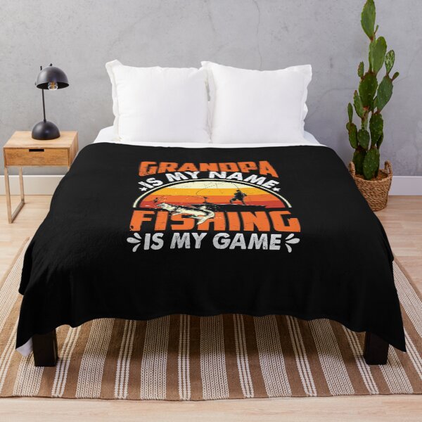 Item preview, Grandpa is my name, Fishing is my game designed and sold by MollinS7.