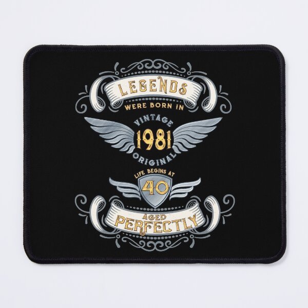 Item preview, 40th birthday Vintage 1981 Born in 1981  designed and sold by Dubbra.