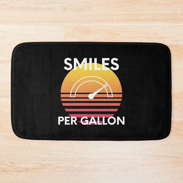 Item preview, Smiles Per Gallon V8 Poor Gas Mileage Car Enthusiast Saying designed and sold by EllConApparel.