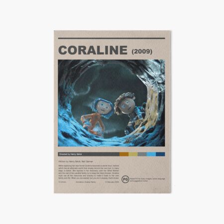 Item preview, Coraline (2009) Vintage Movie Poster designed and sold by Undisclosed Aesthetic.