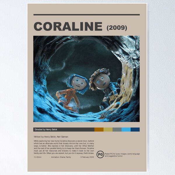 Coraline Movie Poster, Movie Poster sold by Handyman Company, SKU 40904211