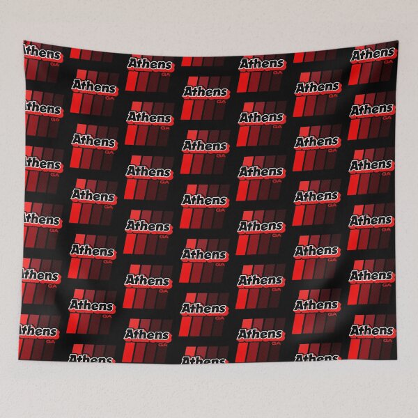 Item preview, Athens GA Retro Stripes Logo designed and sold by retroready.
