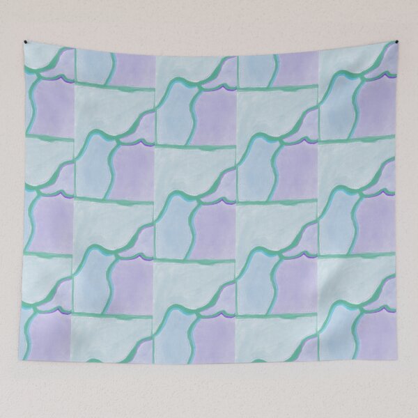 Item preview, Mermaid color patchwork design  designed and sold by system51.