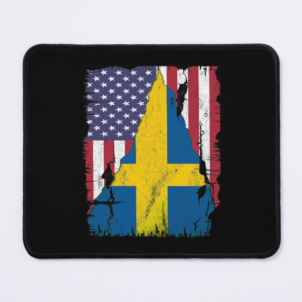 Item preview, American Flag Sweden Flag designed and sold by Dubbra.