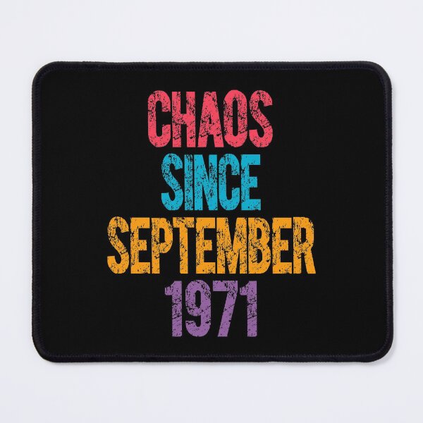 Item preview, 50 birthday Chaos since september 1971 designed and sold by Dubbra.