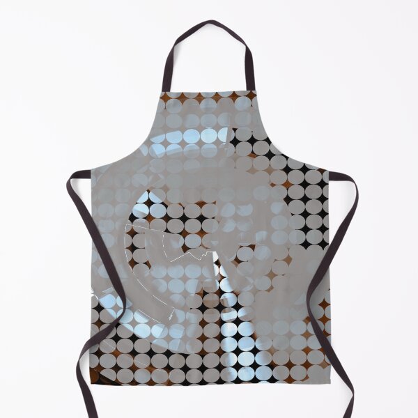 Item preview, graphic design geometric circle pattern abstract background in brown blue designed and sold by Mrvell.