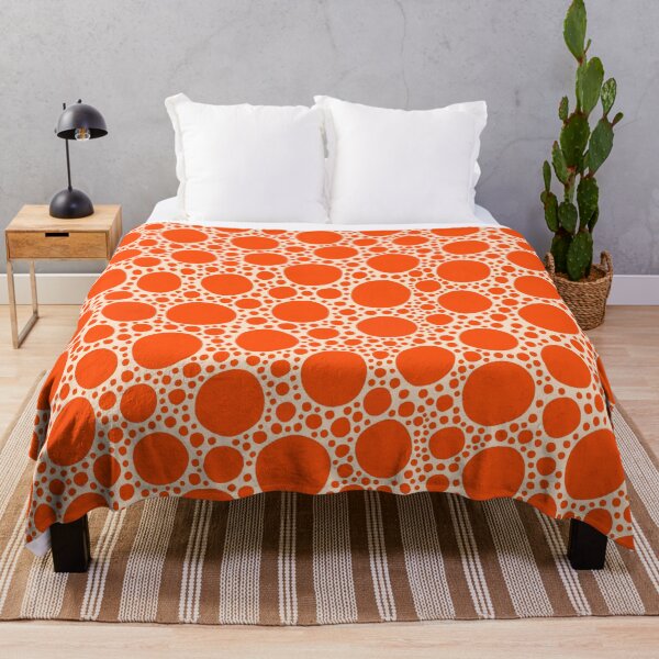 Item preview, Amanita Muscaria Mushroom Pattern Orange Polka Dots designed and sold by patternsoup.