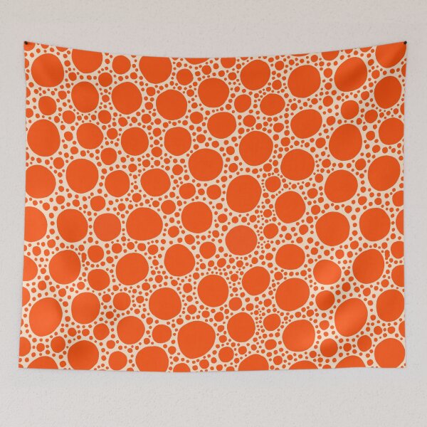 Item preview, Amanita Muscaria Mushroom Pattern Orange Polka Dots designed and sold by patternsoup.