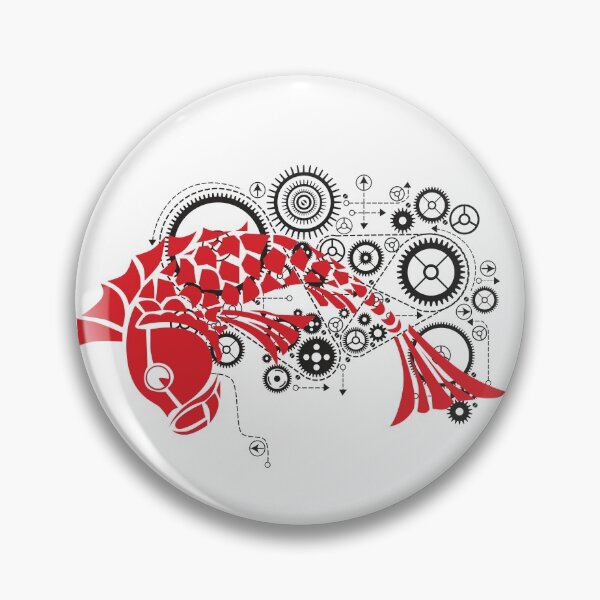 Item preview, Steampunk. Mechanical Koi Carp designed and sold by CatCoconut-Art.