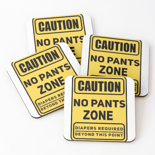 Item preview, No Pants Zone - Yellow designed and sold by DF3.