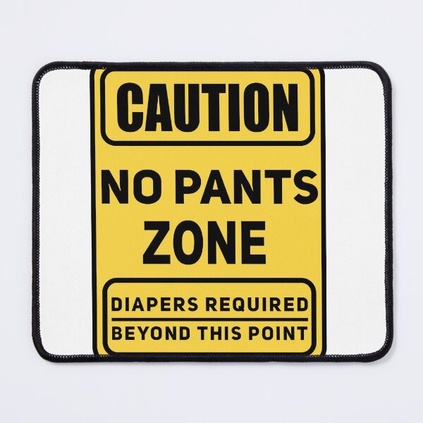 Item preview, No Pants Zone - Yellow designed and sold by DF3.
