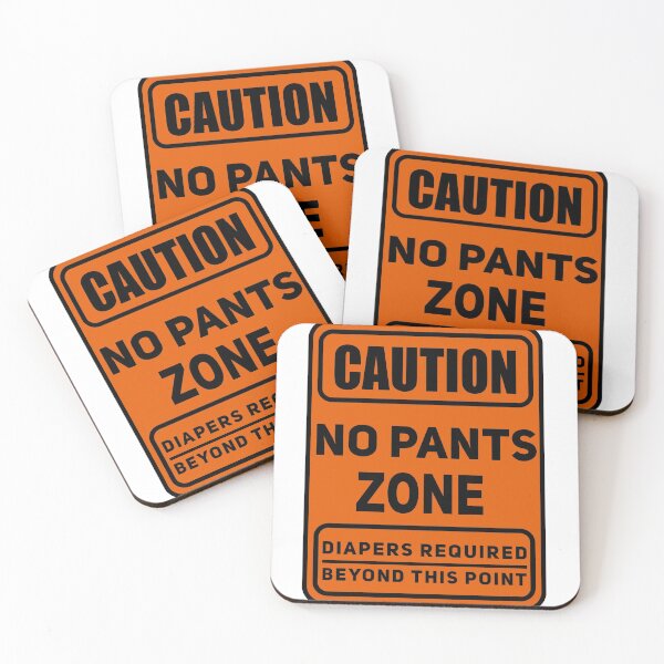 Item preview, No Pants Zone - Orange  designed and sold by DF3.
